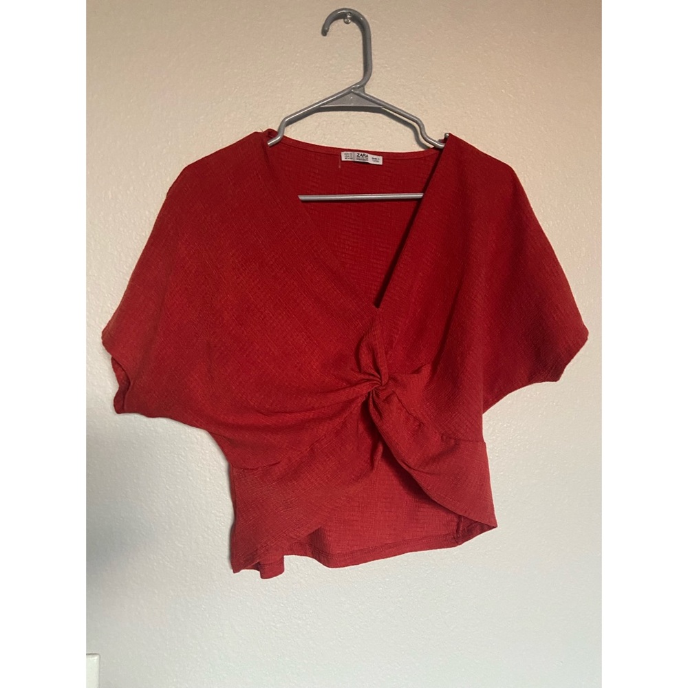 Red Zara Blouse